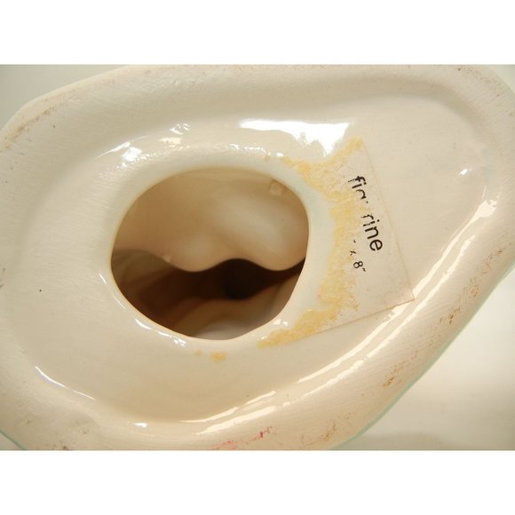 Snowman dandy, 9 in. standing ceramic hand painted snowman  with top hat - Picture 10 of 11